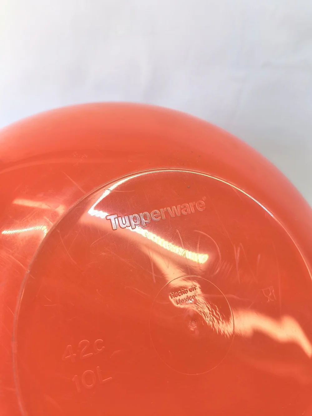 Tupperware brand size